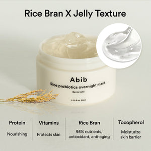 Rice probiotics overnight mask Barrier jelly