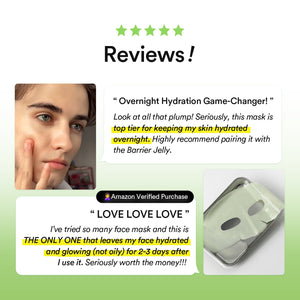 Collagen gel mask Heartleaf jelly (10 masks)