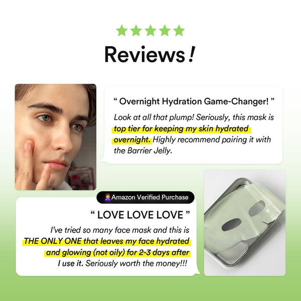 Collagen gel mask Heartleaf jelly (10 masks)