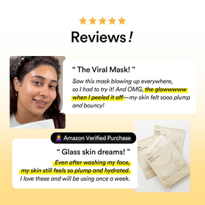 Collagen gel mask Jericho rose jelly (10 masks)