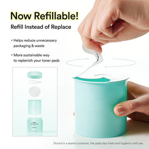 Green LHA pore pad Clear touch