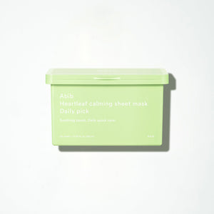 Heartleaf calming sheet mask Daily pick