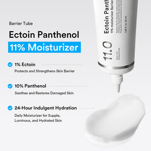 Ectoin panthenol 11% moisturizer Barrier tube