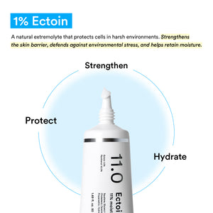 Ectoin panthenol 11% moisturizer Barrier tube