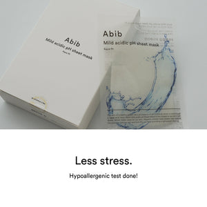 Mild acidic pH sheet mask Aqua fit(10 sheets)