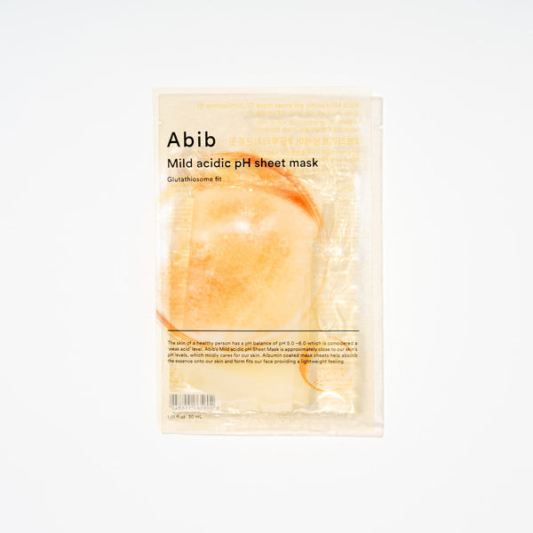Mild acidic pH sheet mask Glutathiosome fit(10 sheets)
