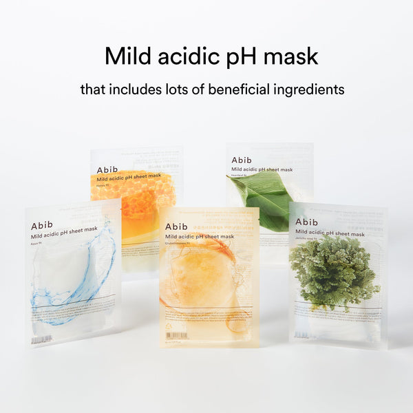 Mild acidic pH sheet mask Aqua fit(10 sheets)