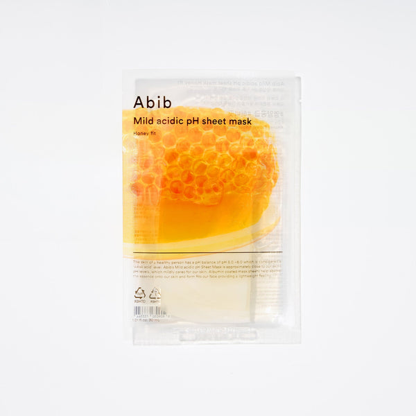 Mild acidic pH sheet mask Honey fit(10 sheets)