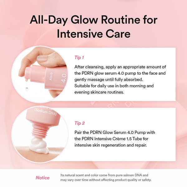 PDRN glow serum 4.0 pump