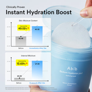 Sedum hyaluron pad Hydrating touch