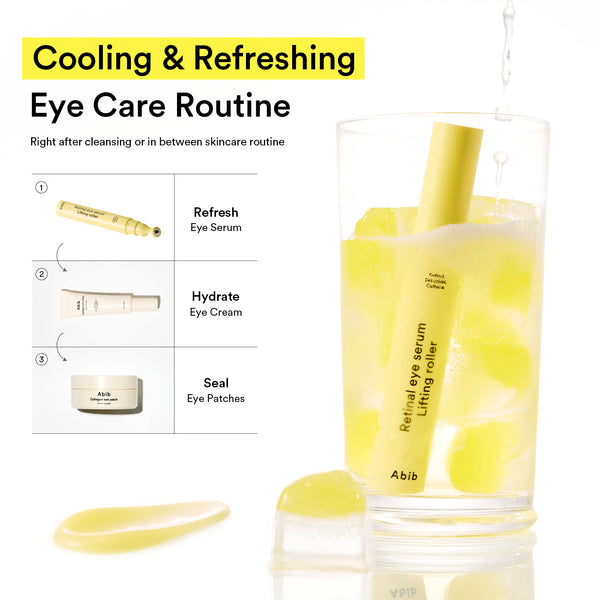 Retinal eye serum Lifting roller