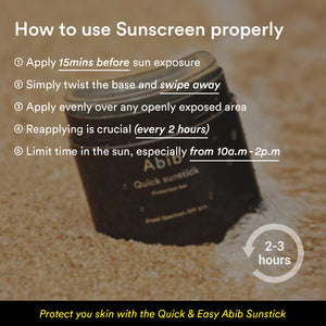 Quick sunstick Protection bar
