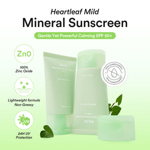 Heartleaf mild sunscreen Relief tube