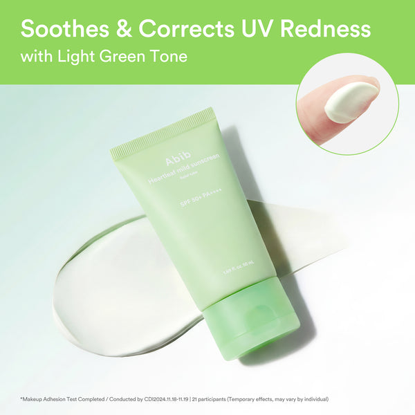 Heartleaf mild sunscreen Relief tube