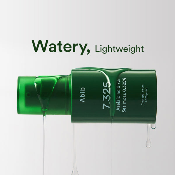 Clear spot serum 7.325 pump