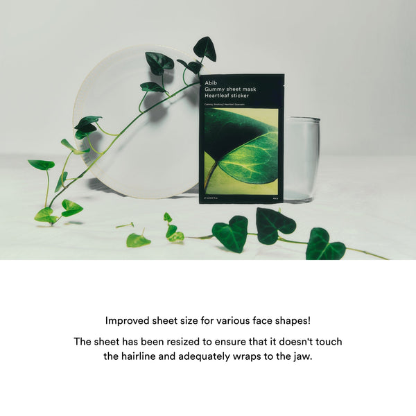 Gummy sheet mask Heartleaf sticker(10 sheets)