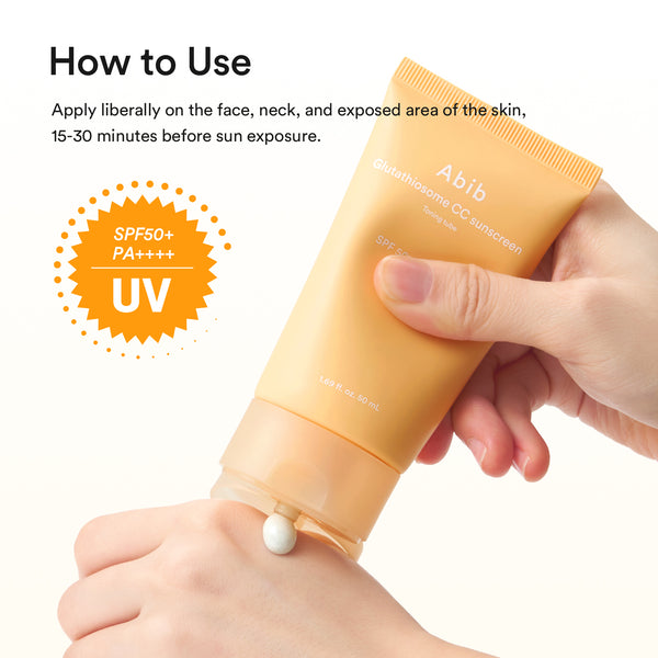 Glutathiosome CC sunscreen Toning tube