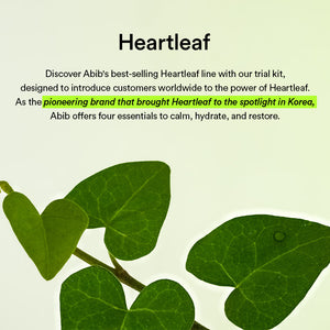 Heartleaf calming Trial kit