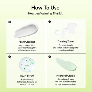 Heartleaf calming Trial kit