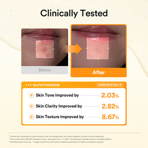 Glutathiosome dark spot pad Vita touch 70 pcs