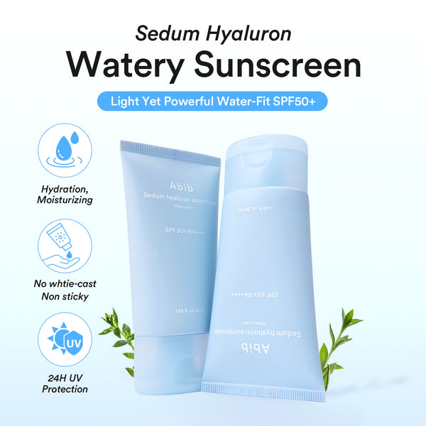 Sedum hyaluron sunscreen Watery tube