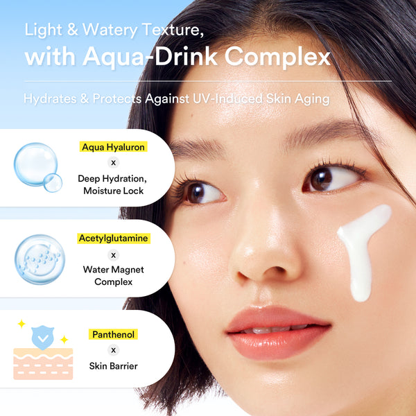 Sedum hyaluron sunscreen Watery tube