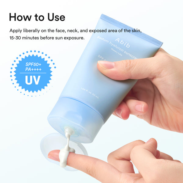 Sedum hyaluron sunscreen Watery tube